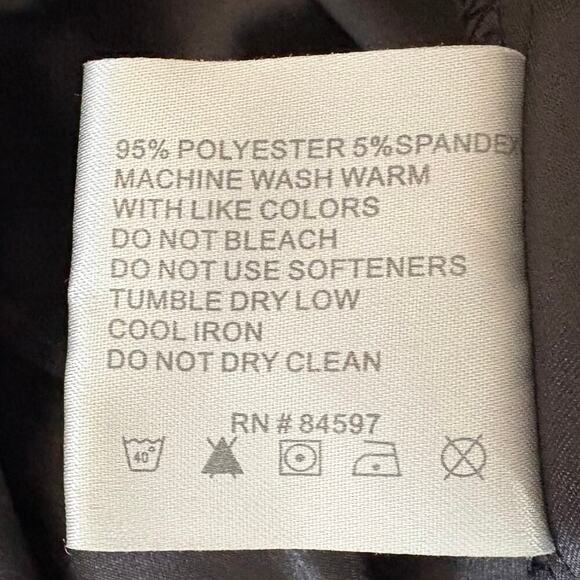 MAGGIE LANE Women's Mini Skort Black Sz12 Retro Academia Scholastic Golf Sporty - Picture 8 of 10